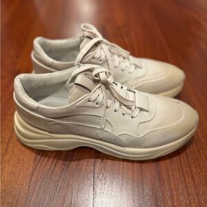 Santoni - Men's Off-White Low Top Sneaker